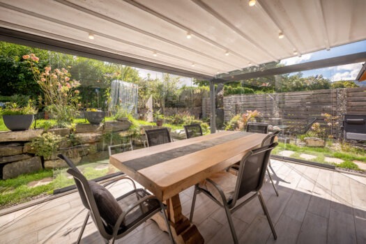 Villa eco-luxe de 161 m² habitables située à Saint-Cergue dans le canton de Vaud.